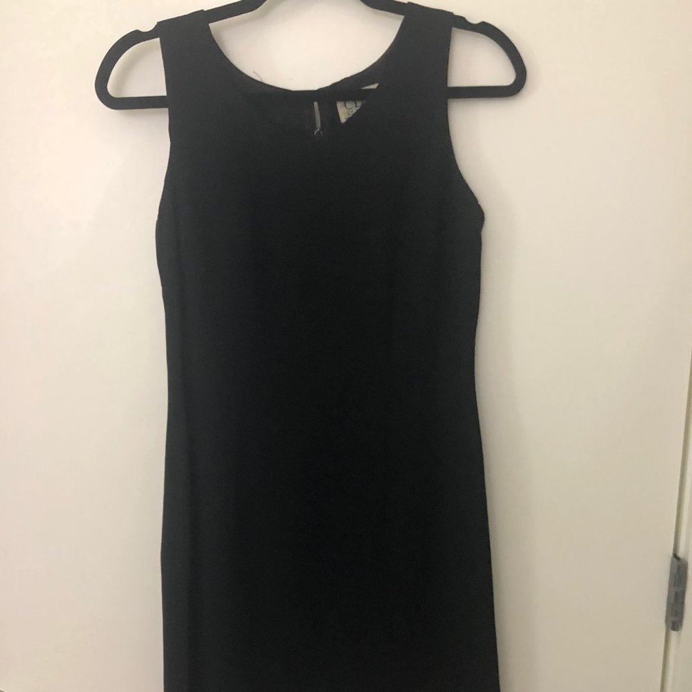 CAREN DESIREE BLACK SHIFT DRESS